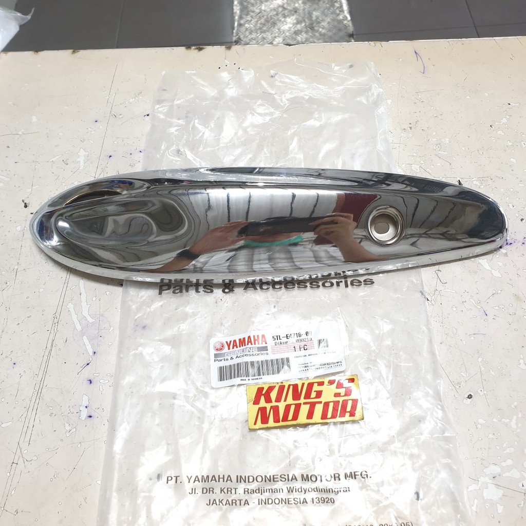 pelindung / tameng / cover knalpot mio sporty 2003-2007 ori YGP