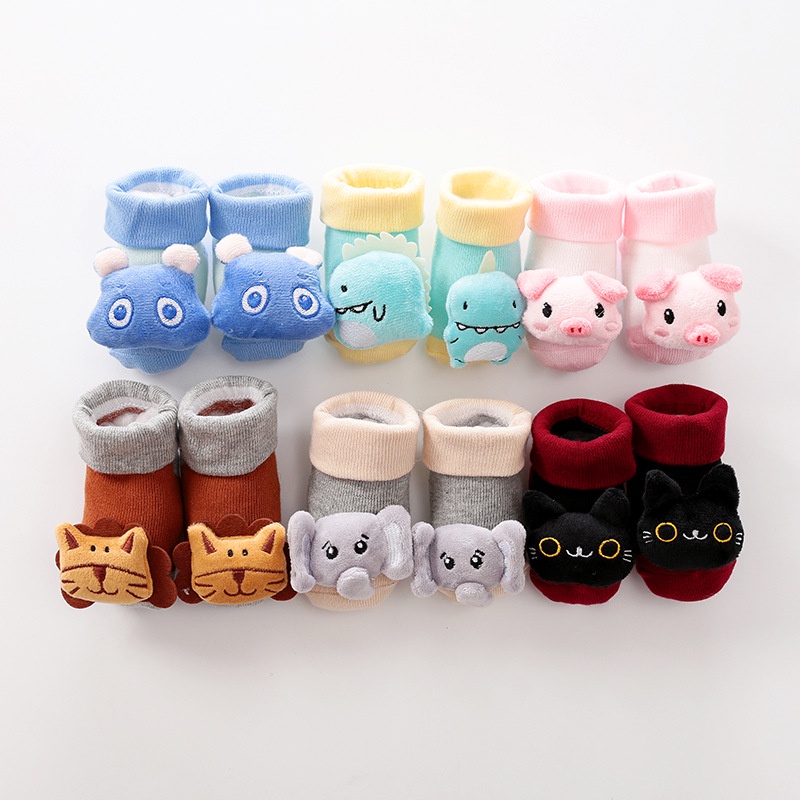 KK17- Kaos Kaki Bayi Anak Unisex 3D Bunyi