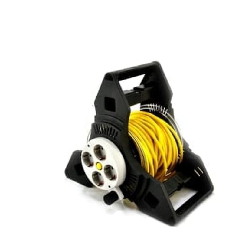 Kabel rol 4 colokan listrik panjang kabel 25 m