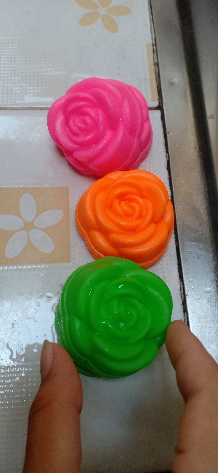12pcs Cetakan Agar / Puding / Jelly Bunga Mawar
