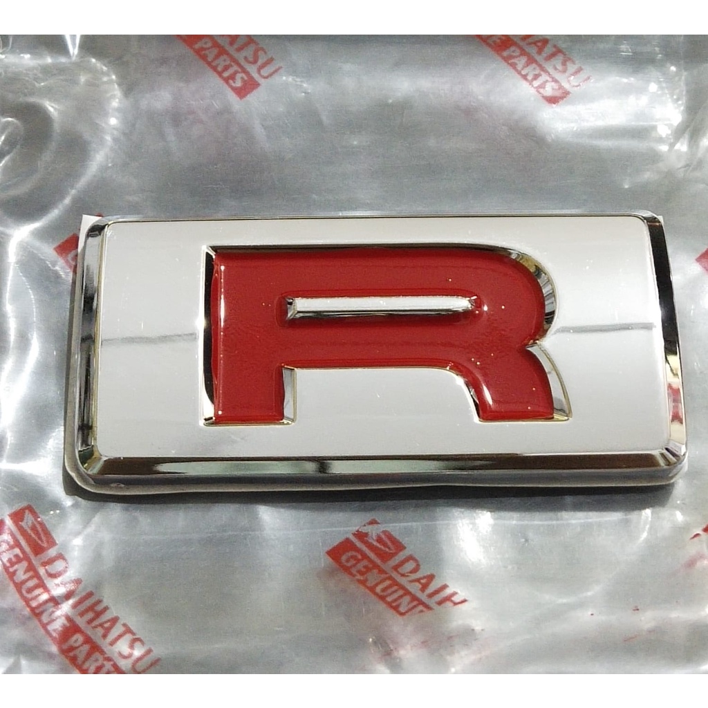 logo Emblem R Xenia Merah Original