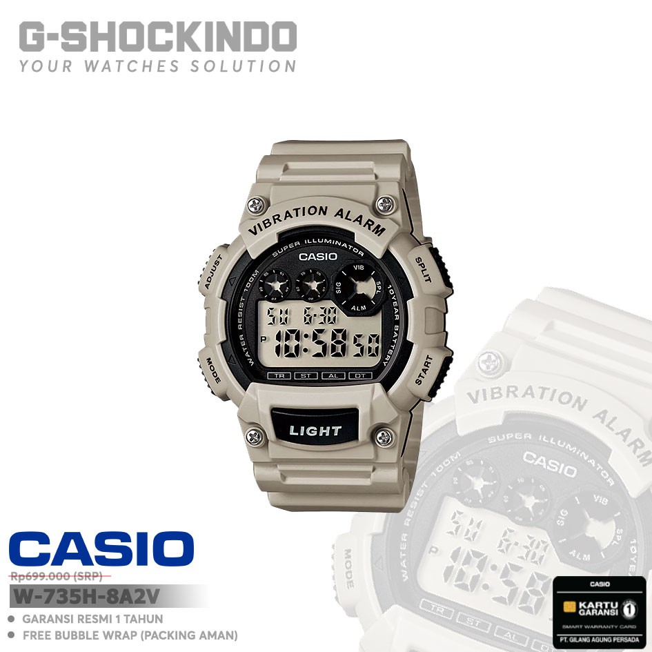 Casio General W-735H-8A2V / W-735H-8A2VDF Original