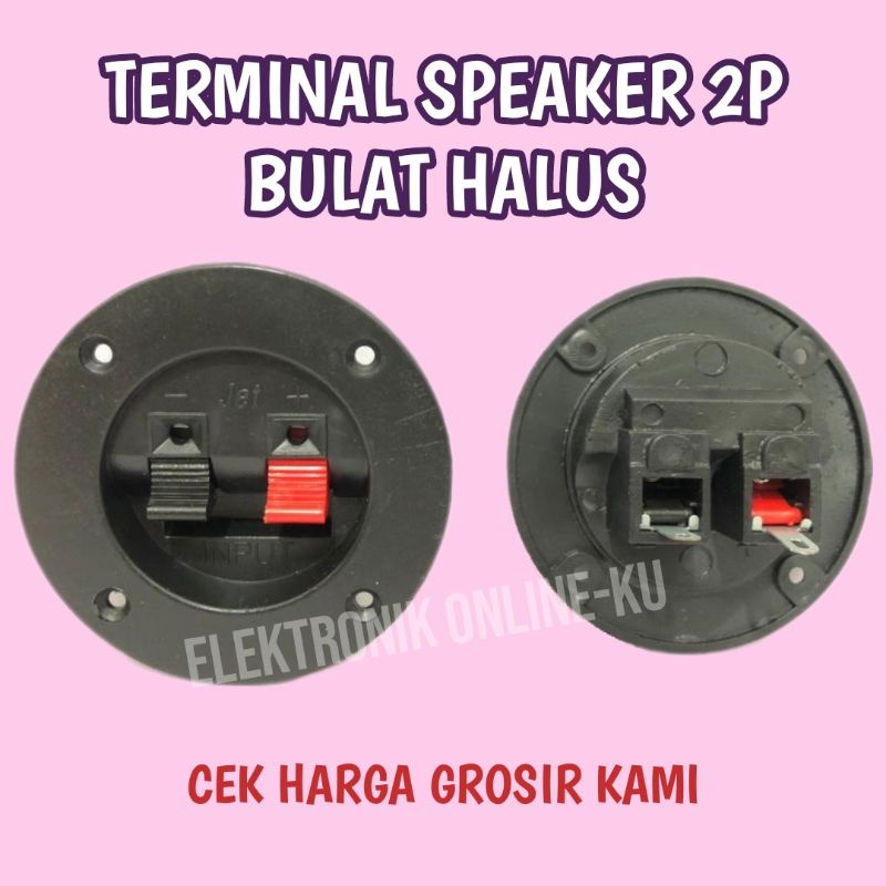 TERMINAL SPEAKER 2PIN BULAT HALUS