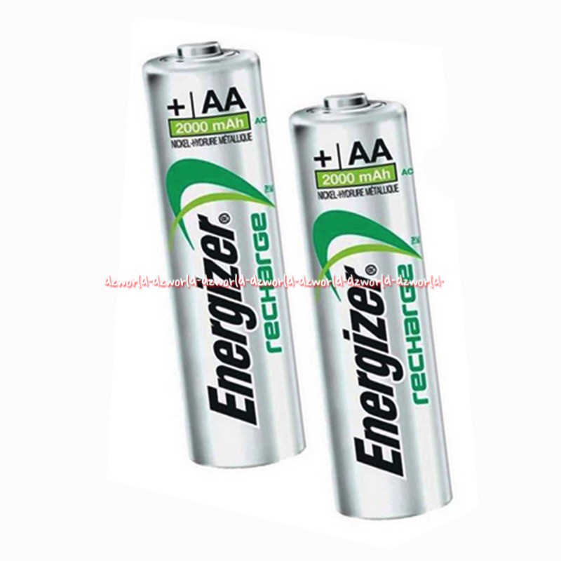 Energizer Recharge AA 2 Pcs 1200 Cycles Dapat Diisi Ulang Baterai A2