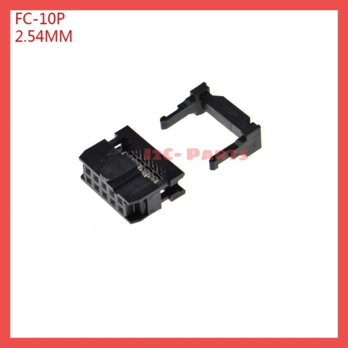 FC-10P Socket FC3-10P Soket ISP 10 Pin Konektor IDC 2x5 10P Female