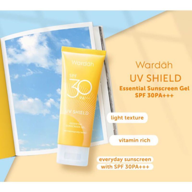 Wardah UV Shield Essential Sunscreen Gel SPF 30PA+++