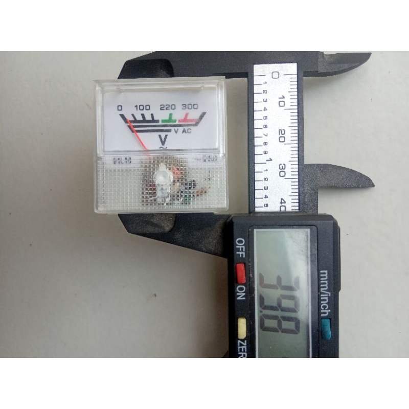 vu meter AC indikator level AC
