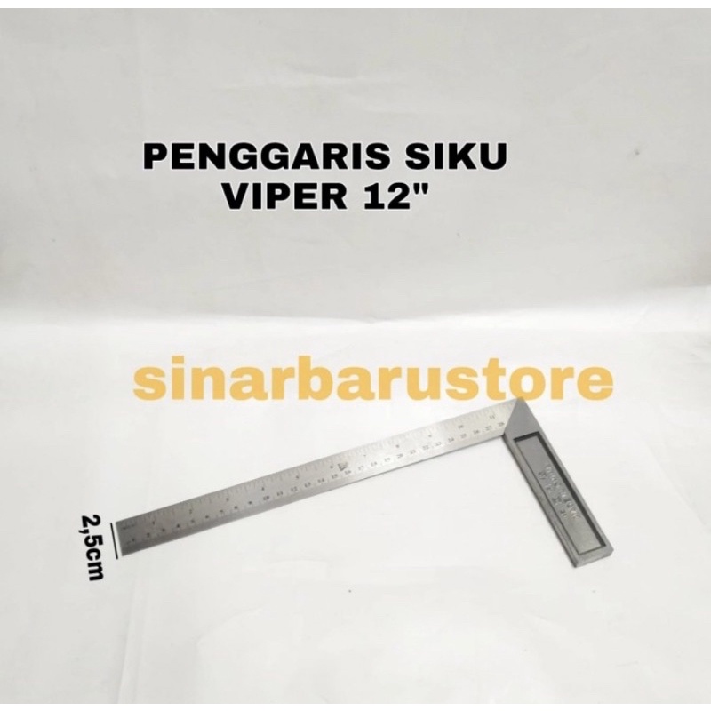 

Penggaris Siku Meter Grafir Viper 12