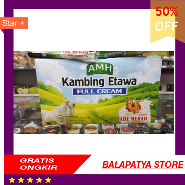 

40 OFF KHUSUS HARI INI !!! SUSU AMH OriginalSusu Kambing Etawa Full Cream Plus Jahe Merah
