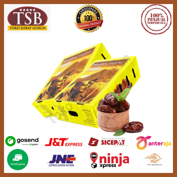 

Kurma Mesir Golden Valley 10kg