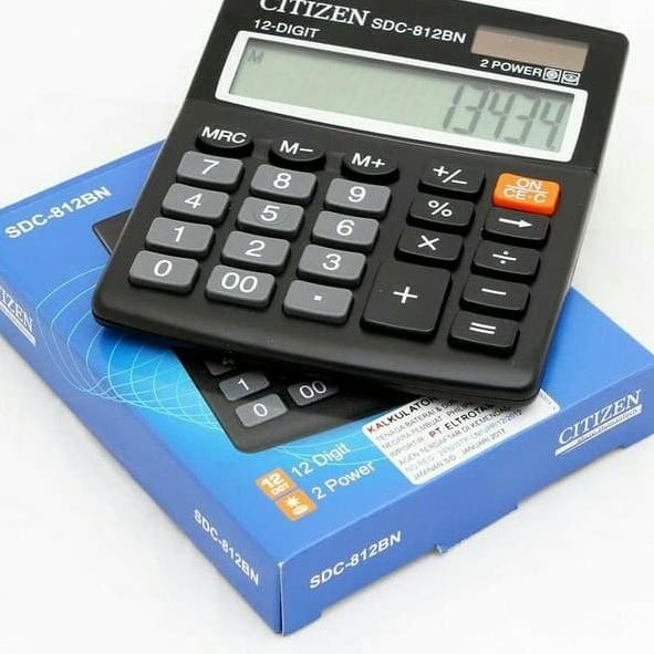 

♤ Kalkulator 12 Digit Angka CITIZEN Calculator Digital ✲
