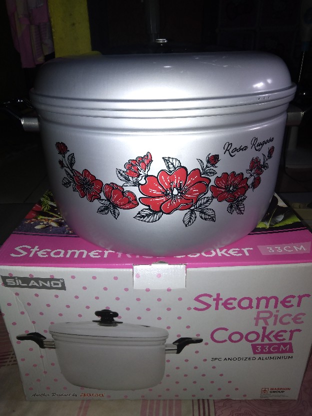 Panci Kukus - Steamer Rice Cooker Maspion 33 Cm (panca Guna)-khusus Gojek