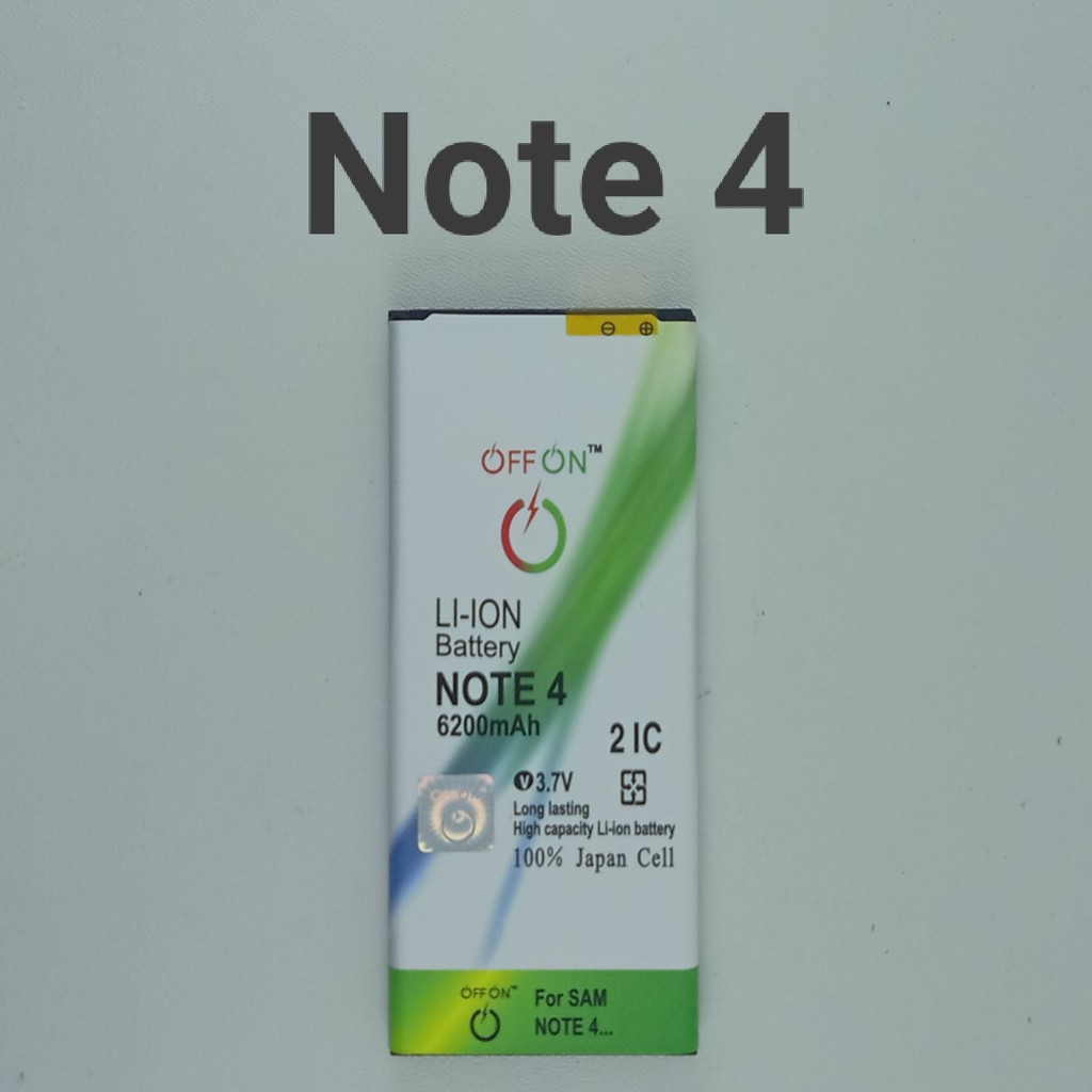 Baterai Battery batre Samsung Note 4 Baterai Samsung N9100 Baterai DOUBLE POWER OFFON
