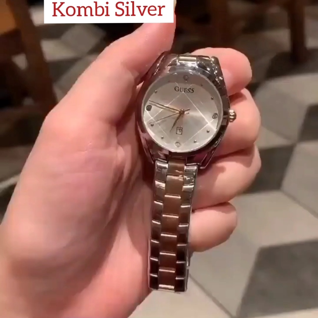 JAM TANGAN PRIA WANITA GUESS GSS 1305 Rantai [Free Box] DIAMETER 3,8 CM JAM TANGAN WANITA PRIA UNISE