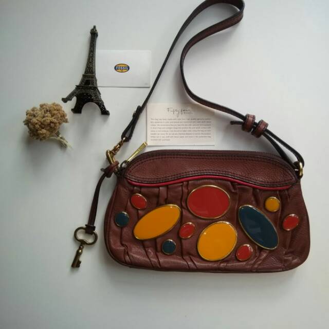Tas Fossil 54 Natasha Gamstone NWOT(New WithOut Tag). Authentic.