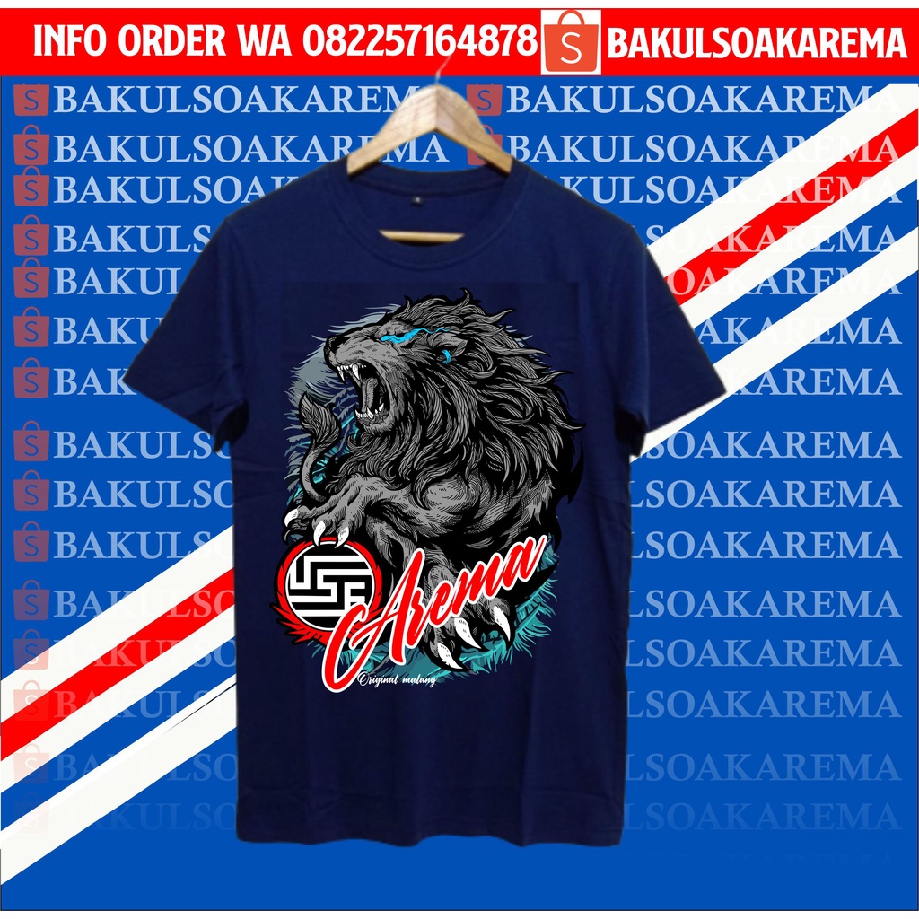 KAOS AREMA / BAJU AREMA MALANG WARNA NAVI SINGOEDAN