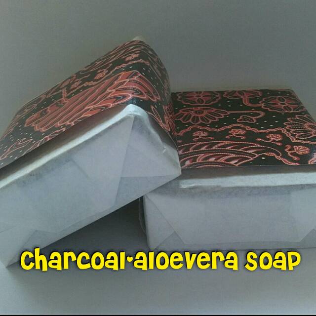 Sabun Arang Bambu Aktif - Aloevera (charcoal - aloevera)