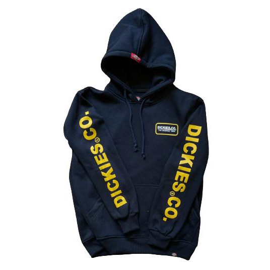 Jaket Sweater Hoodie DICKIES HAND TEKS – Navy Edition Fashion Trendy Casual Pria Good Brand Quality