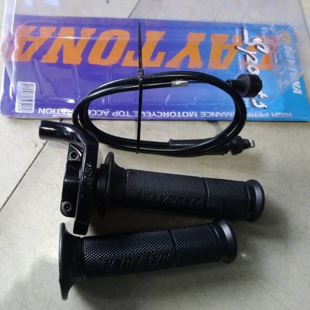 Gas Spontan Daytona Polos Universal / Gas Kontan Motor Plus Handgrip