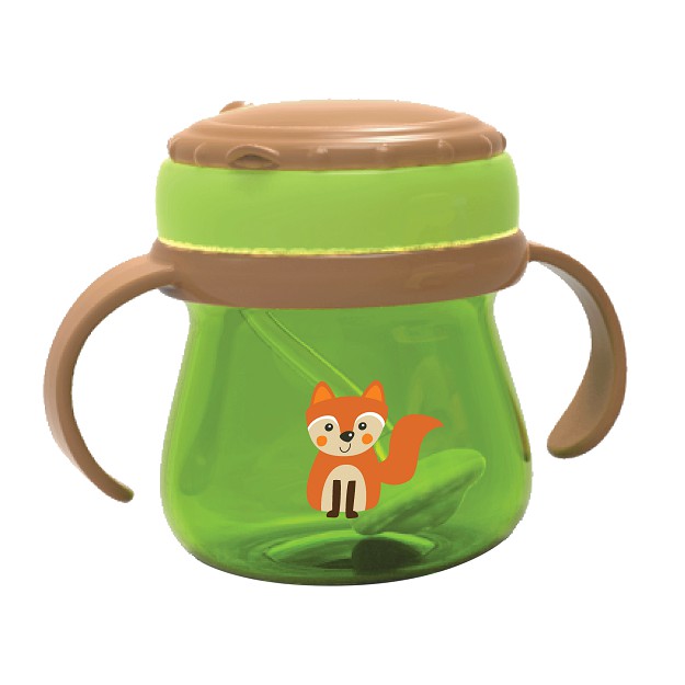 Baby Safe Training Cup with Weighted Straw 250ml Botol Minum Sedotan dengan Pemberat JP019