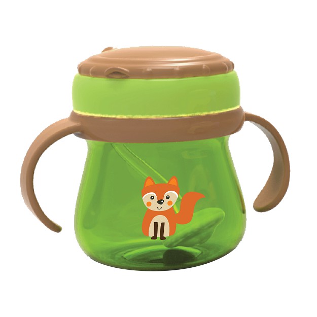 Baby Safe Training Cup with Weighted Straw 250ml Botol Minum Sedotan dengan Pemberat JP019