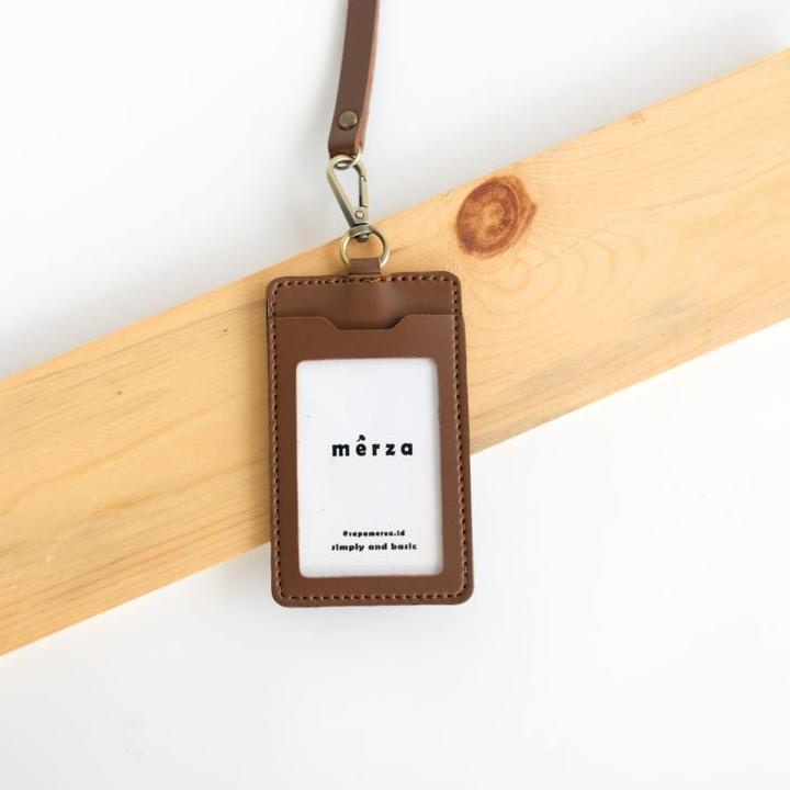 

Penjualan Terbanyak.. ID Card Holder Name Tag Kulit | anian by Merza