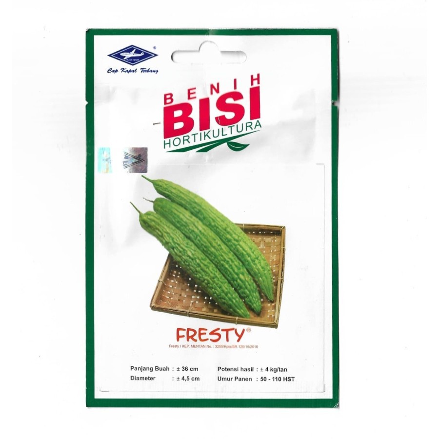 Benih Pare Hijau &quot;Fresty&quot; | Benih Paria F1 Bisi Original Kemasan Pabrik