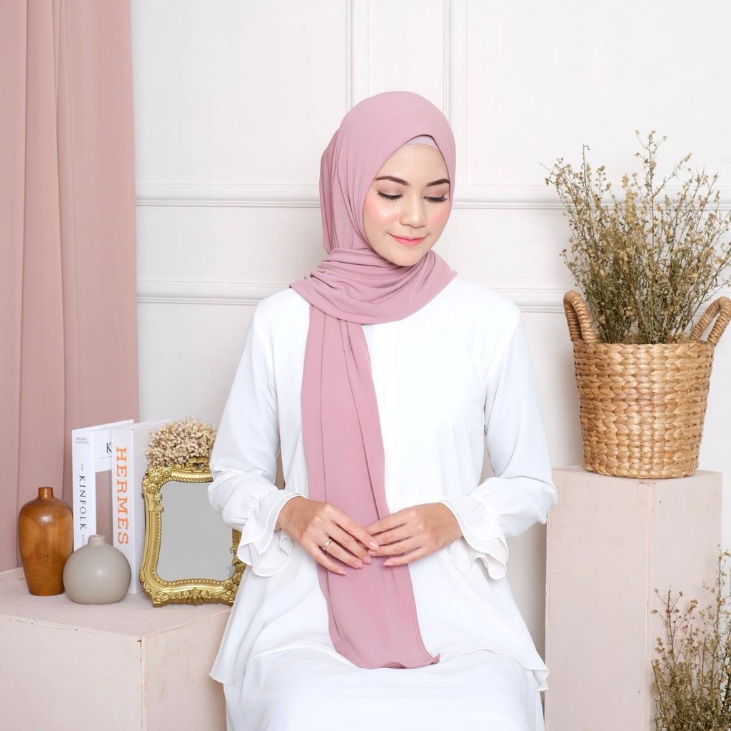 Izzy Square Instant - Albata Hijab-Izzy Mauve