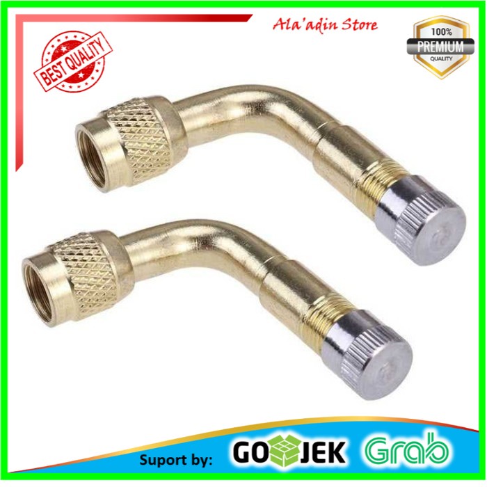 Cuci Gudang Extension Adapter Lubang Angin Ban Mobil 2 PCS