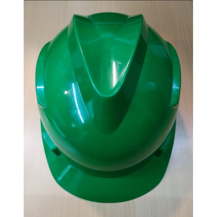 HELM HIJAU / TOPI PROYEK / SAFETY HELMET (NON MEREK)