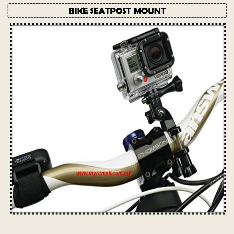 Bike Seatpost Mount Action Cam Mounting Untuk Sepeda