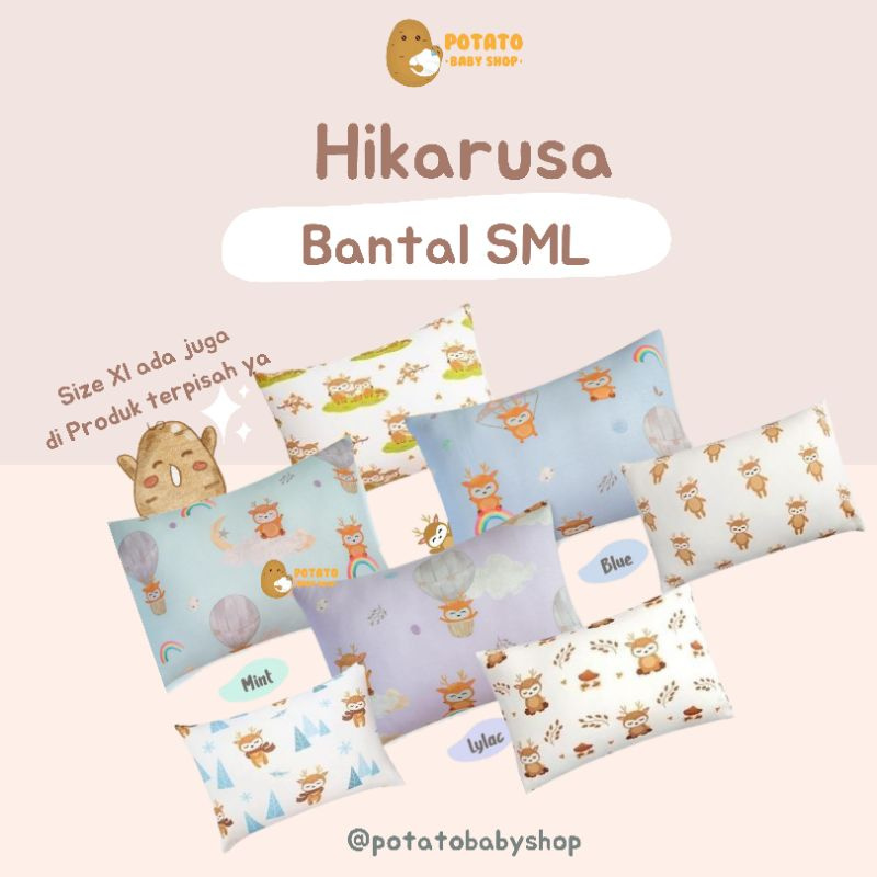 Hikaru SML- Bantal Hikarusa SML Deer Sky / Snow / Mushroom / Family / Baby Shark Pinkfong