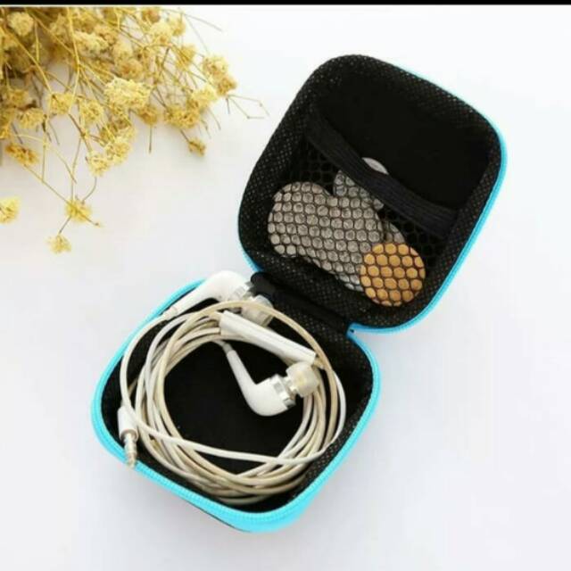 POUCH BAG ORGANIZER TEMPAT CHARGER HP EARPHONE CASE