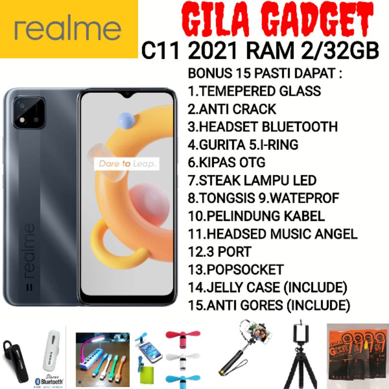 REALME C11 2021 RAM 2/32GB ORIGINAL