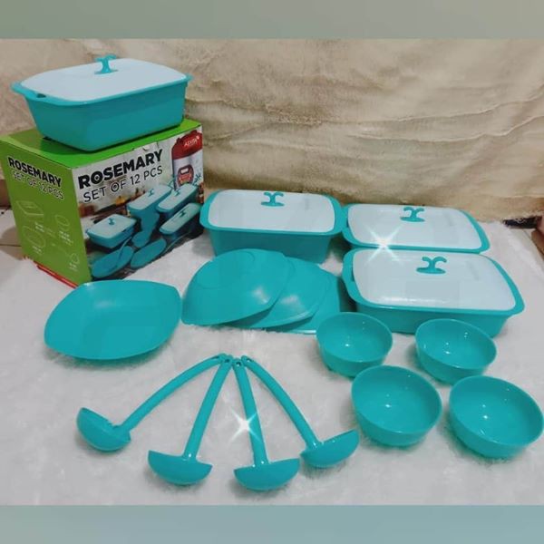 AVISTA SET ROSEMARY - SET WADAH SAJI 12pcs