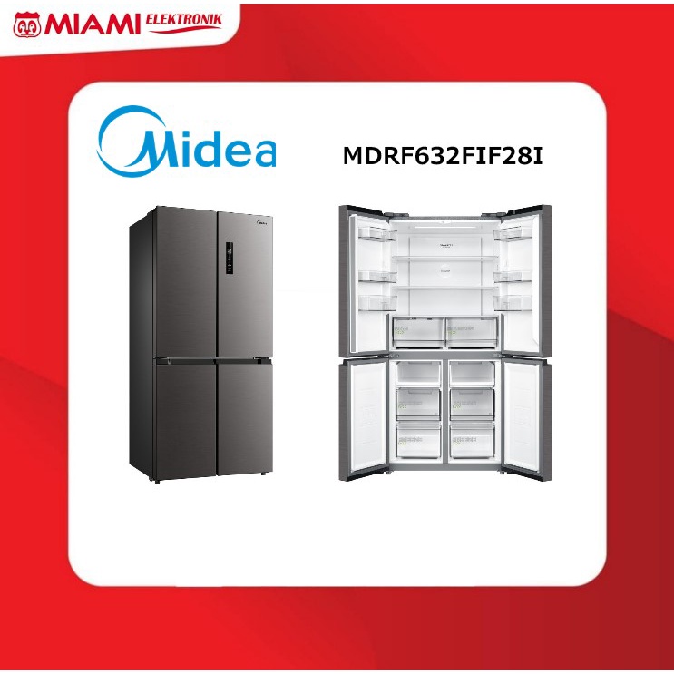 MIDEA Kulkas Side By Side MDRF632FIF28I