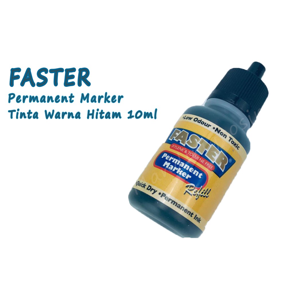 Tinta * Refill * Faster P70 * Hitam Permanent