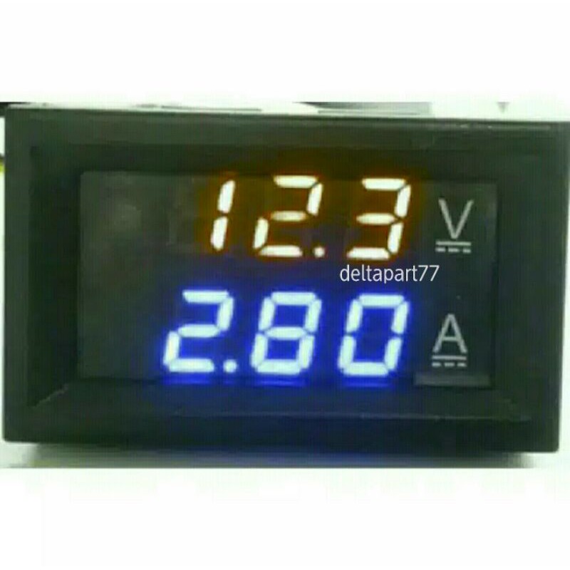 VOLT METER DC + AMPER METER