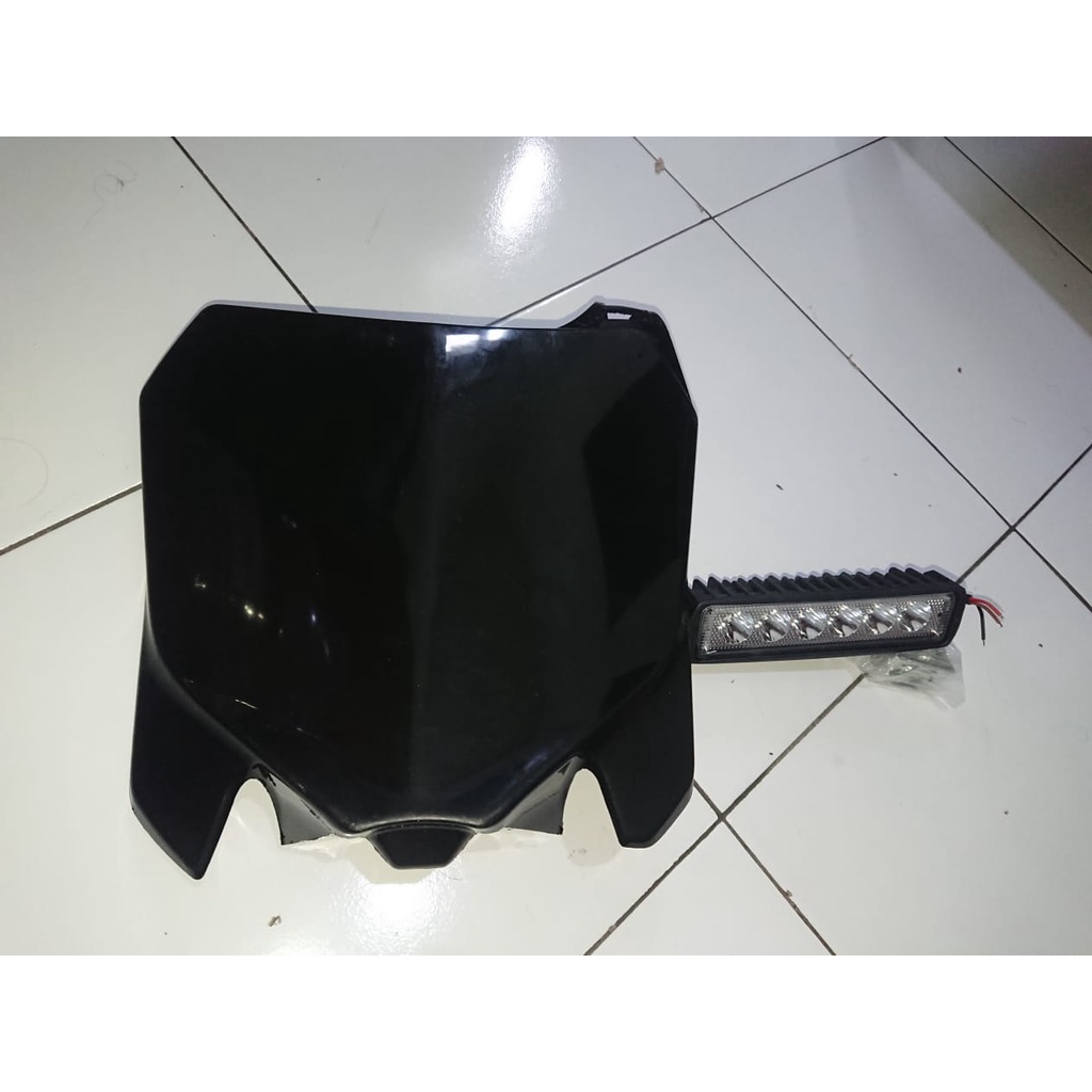 Paket papan crf 250 + lampu LED 6 mata crf klx dt pnp