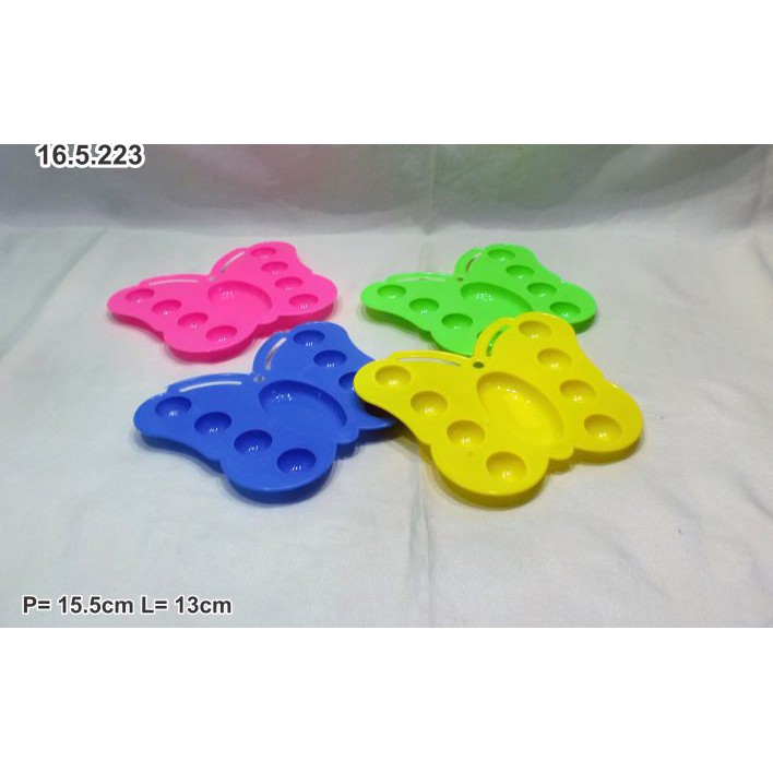 

Palet lukis/Piring cat/tempat cat Kupu-kupu