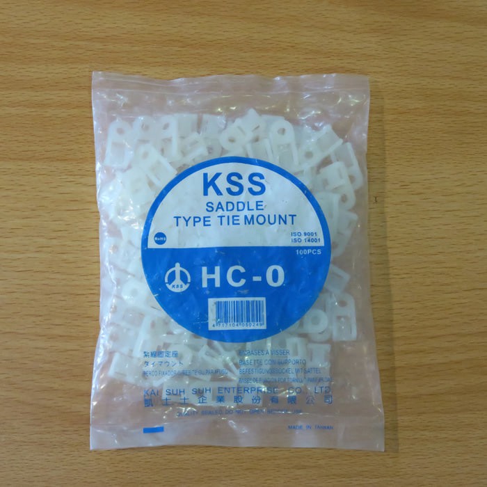 KSS Saddle Tie Mount HC-0 / Tiemount HC 0 KSS / KSS Tie-Mount HC0 / Mounting HC-0 KSS Tiemount