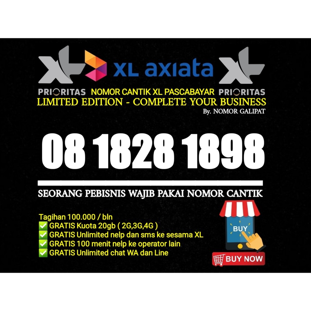NOMOR CANTIK XL-AXIATA 10 DIGIT PRIORITAS PASCABAYAR Hoki x8 x8 x8 x8 x8