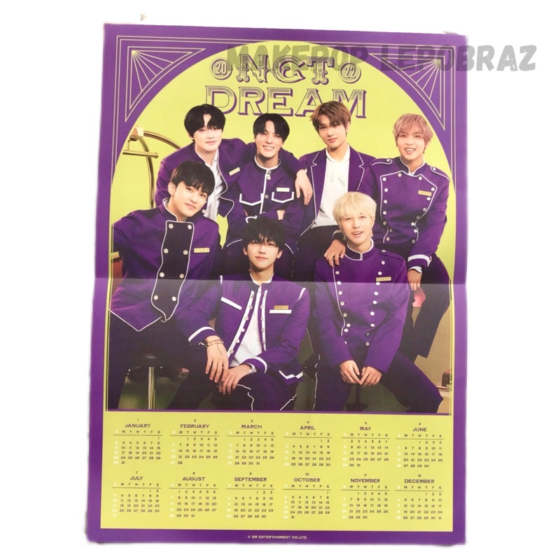 [OFFICIAL] SHARING SEASON GREETINGS 2022 SG22 NCT DREAM NCT 127 FOLDED POSTER