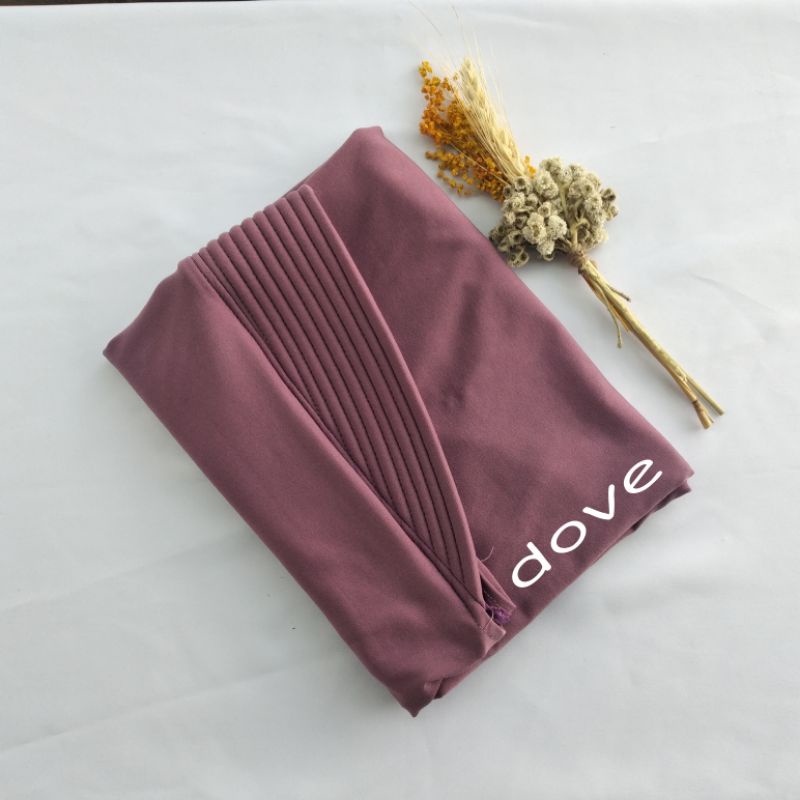 Hijab Bergo Spandek Jersey Menutup Dada/Hijab Instan Bergo Hamidah/Hijab Sport-Dove