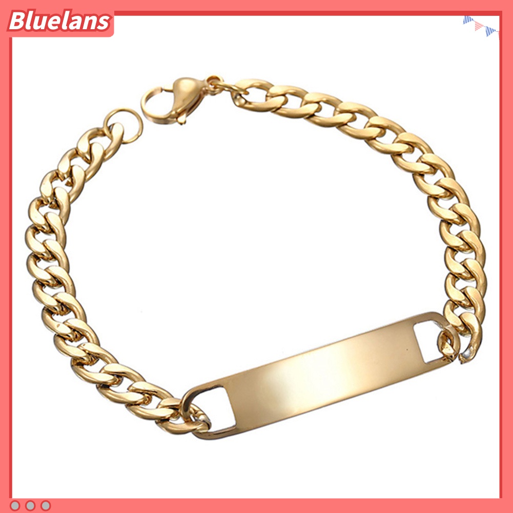 Gelang Rantai Bahan Stainless Steel Untuk Pria