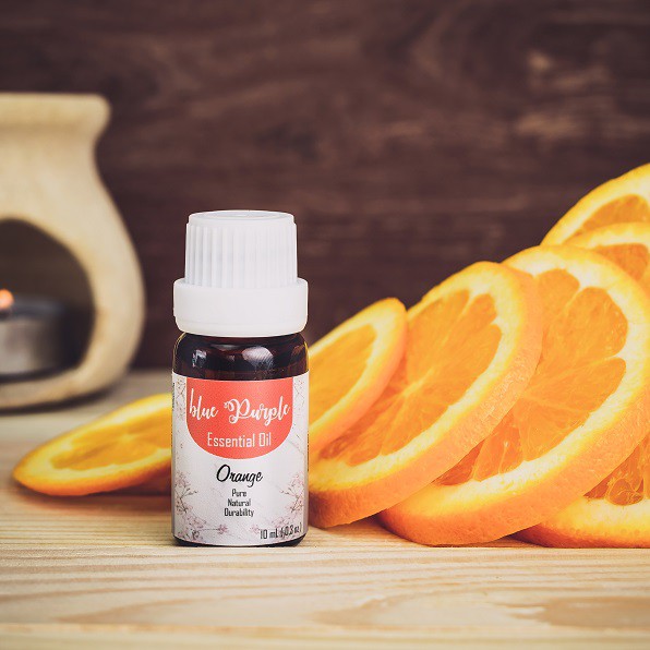 Bluepurple Orange Aromatherapy Essential Aromaterapi pengharum ruangan diffuser burner oil potpuri