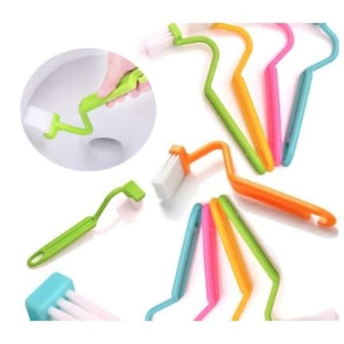 Sikat WC Toilet Kloset Sudut Lengkung Kamar Mandi Murah wastafel brush curve alat kebersihan bath on