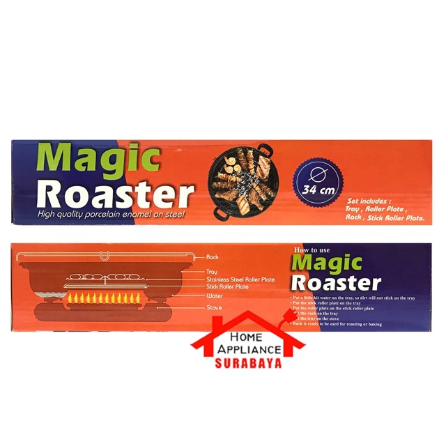 Alat Pemanggang Panggangan Maspion Magic Roaster 34 CM Free Packing Bubble