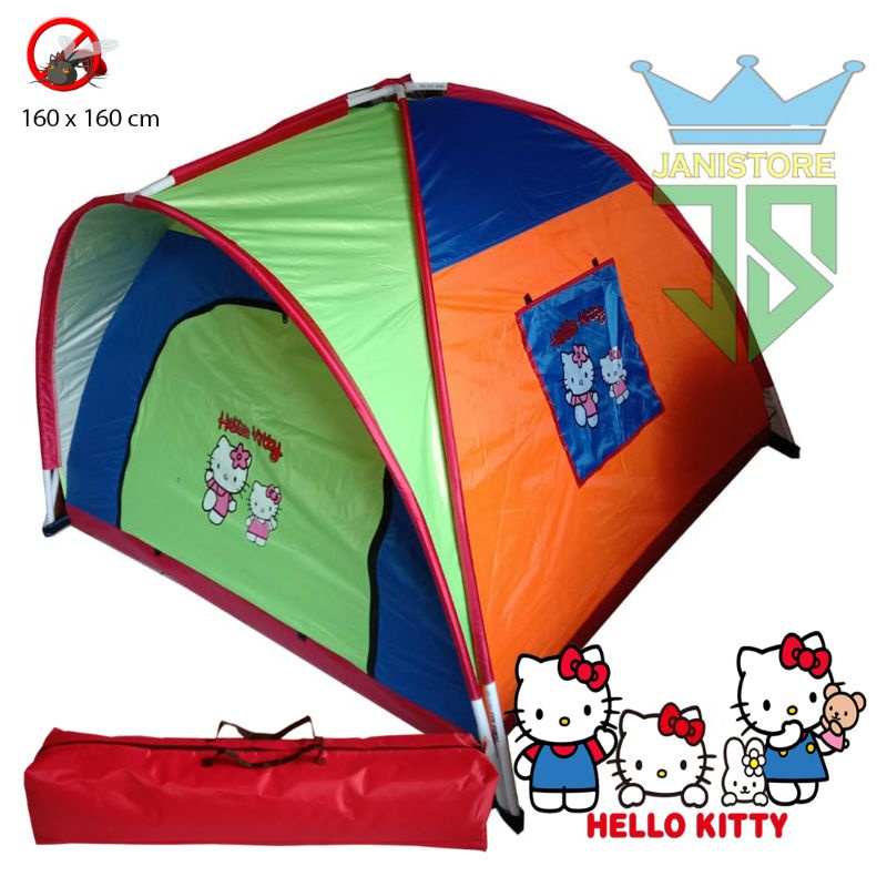 tenda anak karakter ukuran 160x160cm