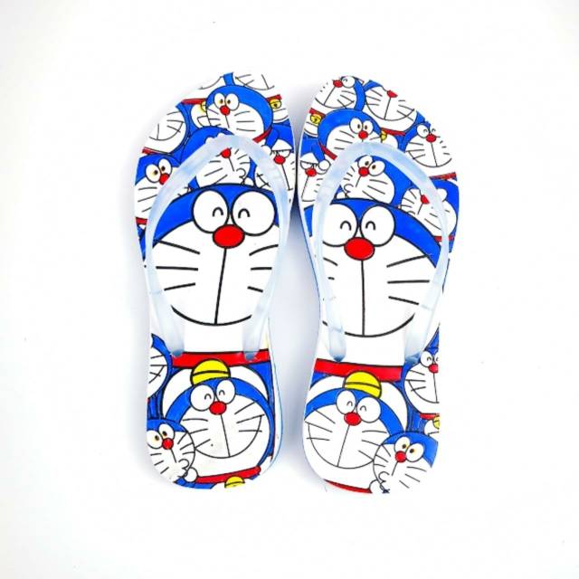  Sandal  Jepit Doraemon  Biru Murah Shopee Indonesia